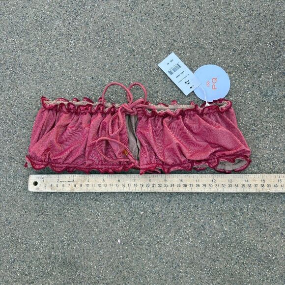 PQ Swim Arcadia Remi Convertible Bandeau Bikini Top Size Small - Picture 6 of 14